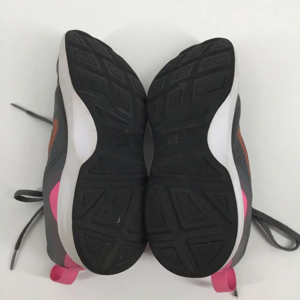 Nike WearAllDay Low Top Sneakers Size 4Y Youth Big Kid Gray Pink Athletic Shoes - Picture 8 of 8